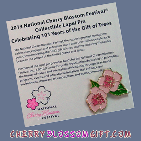 2013 National Cherry Blossom Festival Pin