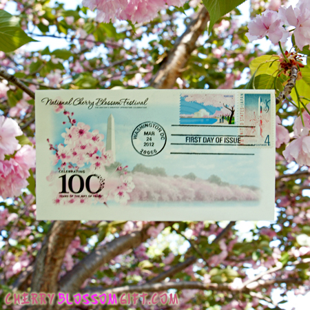 Cherry Blossom 100 Year First Day of Issue Envelope