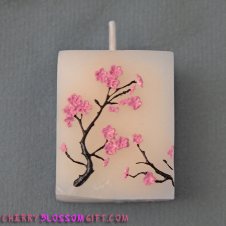 Cherry Blossom Candles Set of Four