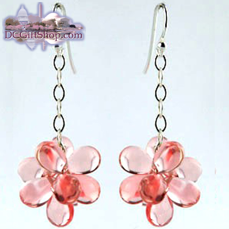 Cherry Blossom Dangle Earrings