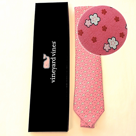 Men's Pink Cherry Blossom Necktie