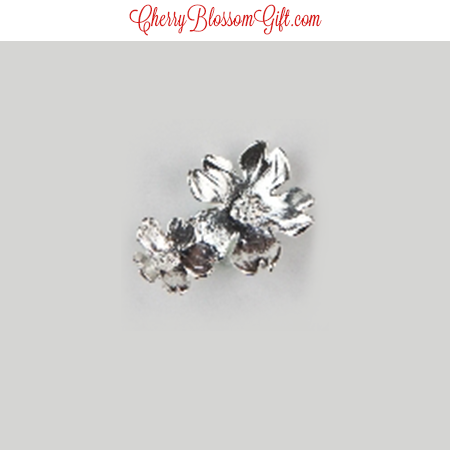 Sterling Blossom Lapel Pin