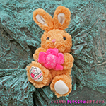 Cherry Blossom Stuffed Rabbit