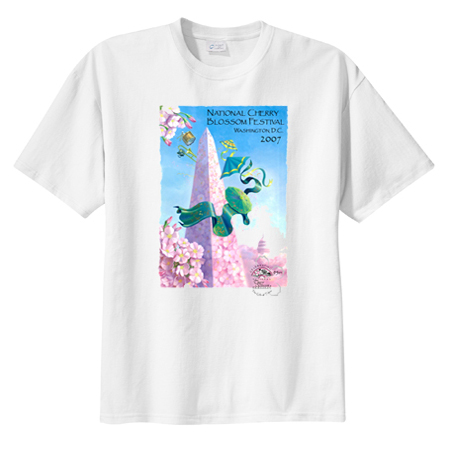 2007 Cherry Blossom Festival Official T-Shirt T-Shirt