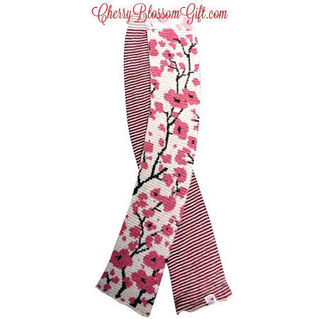 USA Made Cherry Blossom Cotton Scarf